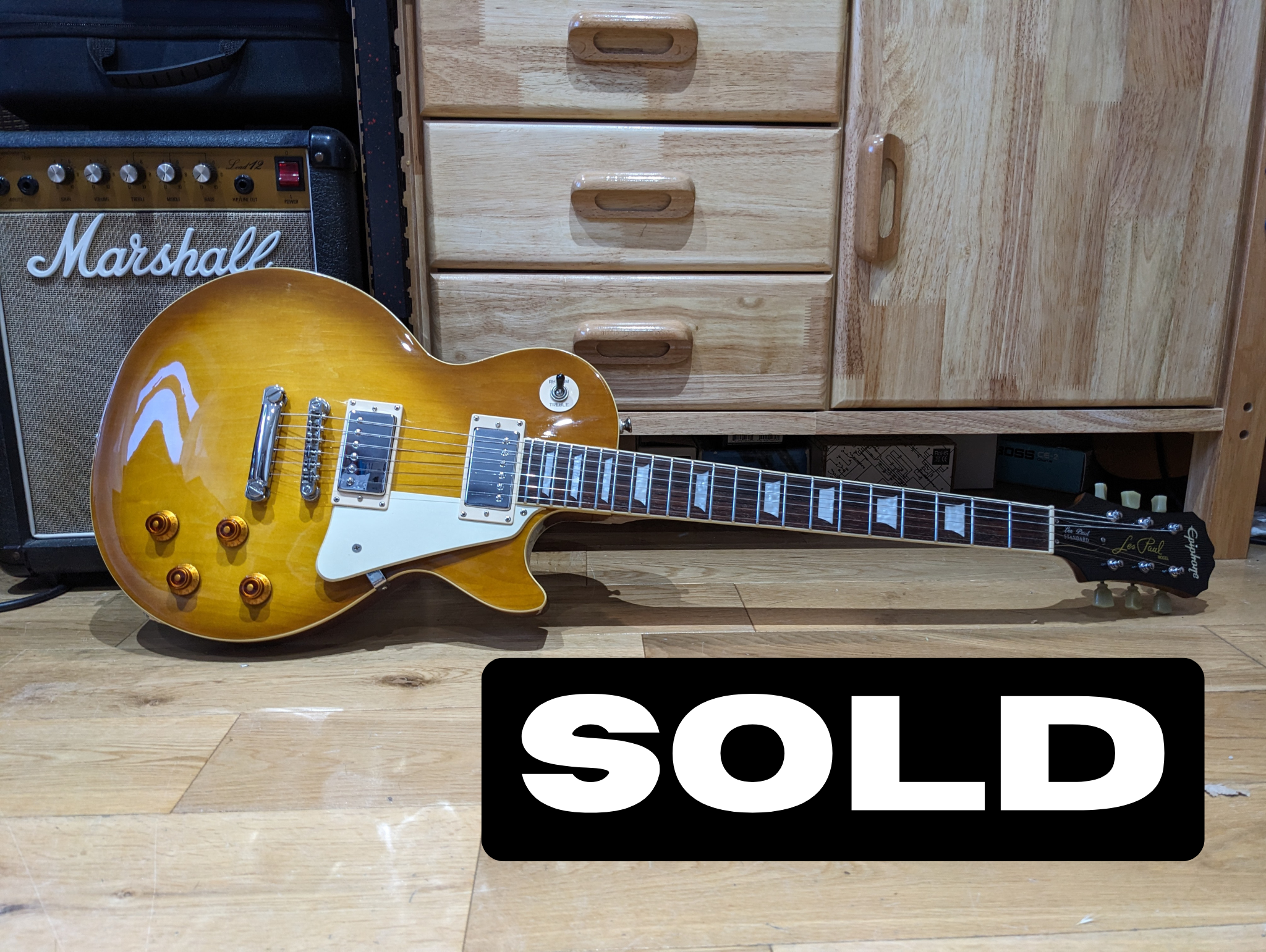 Epiphone Les Paul Standard (2009) 50’s Wiring + Other Upgrades – SOLD